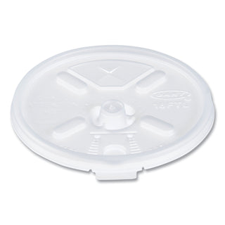 Dart® Translucent Lids for 12-24oz Foam Cups, Straw Slot, 1000/Carton (16FTLSDART)