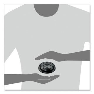 Dart® Reclosable Hot Cup Lid, Black (DCC16RCLBLK) (DCC16RCLBLK)