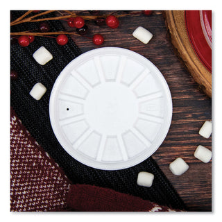 Dart® Vented Foam Lids, Fits 6-32oz Cups, White, 500/Carton (DCC20RL)