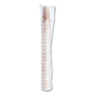 Dart® Cafe G Foam Hot/Cold Cups, 20 oz, Brown/Red/White, 20/Pack (DRC20X16GPK)