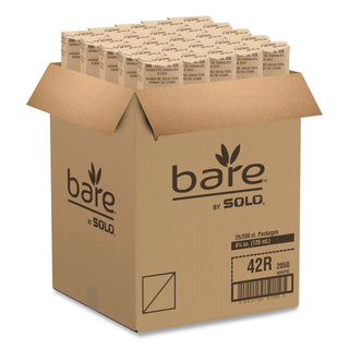 SOLO® Bare Eco-Forward Paper Cone Water Cups, 4.25 oz, White (SCC42R)