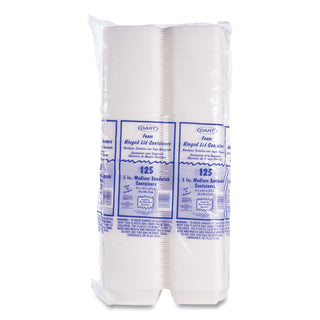 Dart® Carryout Food Container, Foam, 1-Comp, 5 1/2 x 5 3/8 x 2 7/8, White, 500/Carton (50HT1DART)