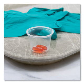 Dart® Conex Complements Portion/Medicine Cups, 1oz, Clear, 125/Bag, 20 Bags/Carton (DCC100PC)