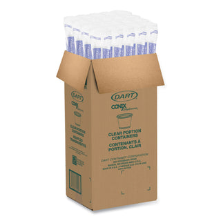 Dart® Conex Complements Portion/Medicine Cups, 1oz, Clear, 125/Bag, 20 Bags/Carton (DCC100PC)