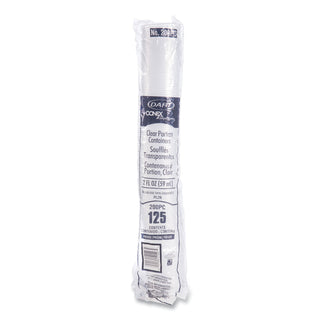 Dart® Conex Complements Portion/Medicine Cups, 2oz, Clear, 125/Bag, 20 Bags/Carton (DCC200PC)