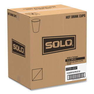 SOLO® Bistro Design Hot Drink Cups, Paper, 10oz, 50/Pack (SLO370SIPK)