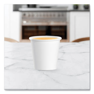 SOLO® Polycoated Hot Paper Cups, 4 oz, White (SCC374W-2050)