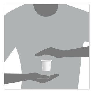 SOLO® Polycoated Hot Paper Cups, 4 oz, White (SCC374W-2050)