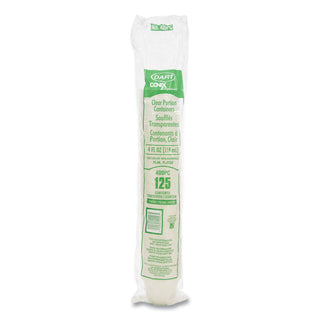 Dart® Conex Complements Portion/Medicine Cups, 4oz, Clear, 125/Bag, 20 Bags/Carton (DCC400PC)