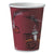 SOLO® Bistro Design Hot Drink Cups, Paper, 12oz, Maroon, 50/Pack (SLO412SINPK)