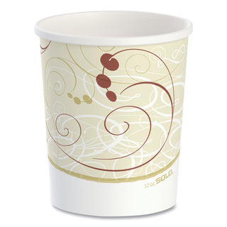 SOLO® Flexstyle Double Poly Paper Containers, 32oz, Symphony Design, 500/Carton (SCCH4325SYM)