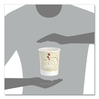 SOLO® Flexstyle Double Poly Paper Containers, 32oz, Symphony Design, 500/Carton (SCCH4325SYM)