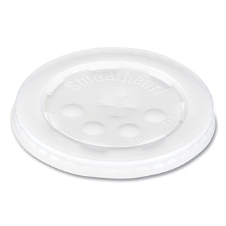 SOLO® Polystyrene Cold Cup Lids, 16-24 oz Cups, Translucent, 125/Pack, 16 Packs/Carton (SCCL16BL)