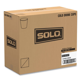 SOLO® Paper Medical & Dental Graduated Cups, 3oz, White/Blue, 100/Bag, 50 Bags/Carton (SCCR3)
