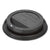 SOLO® Traveler Cappuccino Style Dome Lid, 10-24oz Cups, Black, 100/Sleeve, 10 Sleeves/Carton (SCCTLB316)
