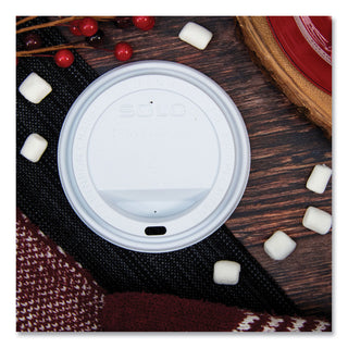 SOLO® TLP316 Traveler Drink-Thru Lids for 12 and 16 Ounce Meridian Hot Drink Cups (SLOTLP316)