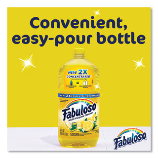 Fabuloso® Multi-use Cleaner, Lemon Scent, 169 oz Bottle, 3/Carton (CPC61037885)