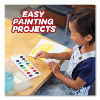 Crayola® Watercolor Mixing Set, 7 Assorted Colors, Palette Tray (CYO530081)