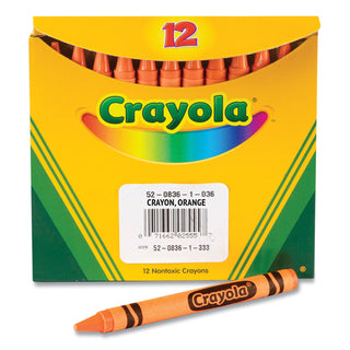 Crayola® Bulk Crayons, 24/PK, Orange (CYO520836036)