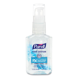 PURELL® Advanced Hand Sanitizer Refreshing Gel, 2 oz Travel-Sized Pump Bottle, Clean Scent, 24/Carton (GOJ305024CMR)