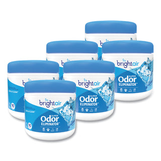 BRIGHT Air® Super Odor Eliminator, Cool and Clean, Blue, 14 oz, 6/Carton (BRI900090-CS)