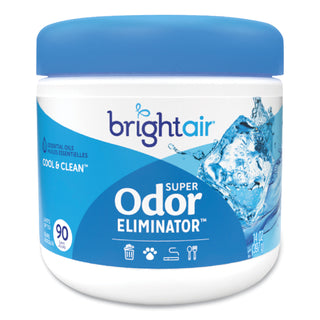 BRIGHT Air® Super Odor Eliminator, Cool and Clean, Blue, 14 oz, 6/Carton (BRI900090-CS)