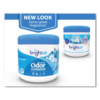 BRIGHT Air® Super Odor Eliminator, Cool and Clean, Blue, 14 oz, 6/Carton (BRI900090-CS)