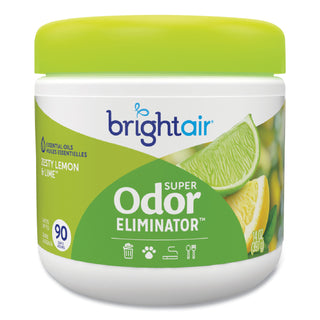 BRIGHT Air® Super Odor Eliminator, Zesty Lemon and Lime, 14 oz, 6/Carton (BRI900248)