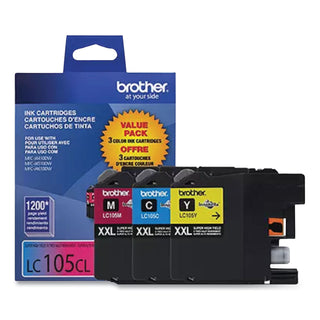Brother LC1053PKS Innobella Super High-Yield Ink, 1200 Page-Yield, Cyan/Magenta/Yellow (BRTLC1053PKS)