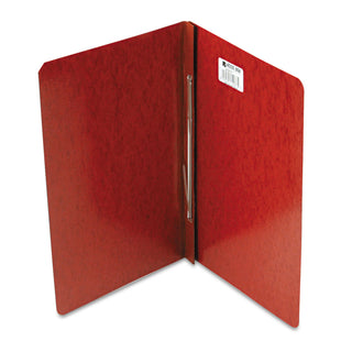 ACCO Presstex Report Cover, Side Bound, Prong Clip, Legal, 3" Cap, Red (ACC30078)