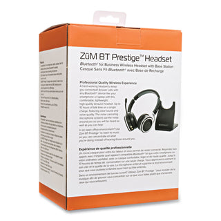Spracht ZuM BT Prestige Headset, Binaural, Over-the-Head, Black (SPTZUMBTP400)