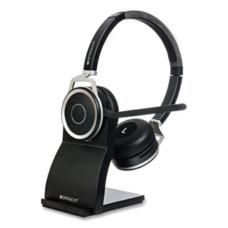Spracht ZuM BT Prestige Headset, Binaural, Over-the-Head, Black (SPTZUMBTP400)