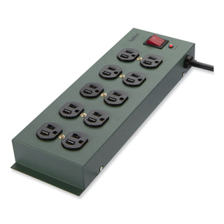 Belkin® Metal SurgeMaster Surge Protector, 10 Outlets, 15 ft Cord, 885 Joules, Dark Gray (45660L)
