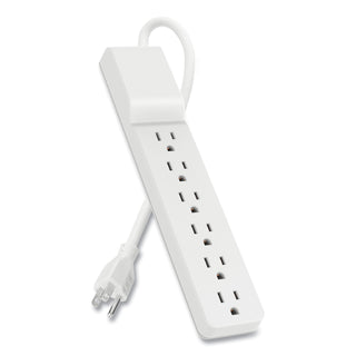 Belkin® Home/Office Surge Protector, 6 Outlets, 6 ft Cord, 720 Joules, White (BLKBE10600006CM)