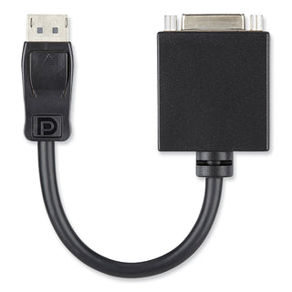Belkin® DisplayPort to DVI Adapter, 5", Black (BLKF2CD005B)