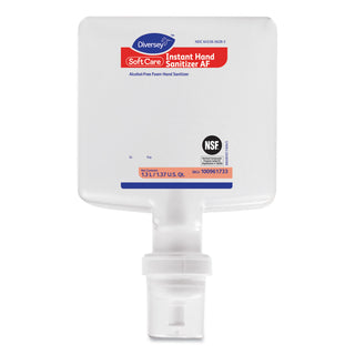 Diversey™ Soft Care Instant Hand Sanitizer AF, 1300 mL Cartridge, Fresh Scent, 6/Carton (DVO100961733CT)
