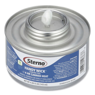 Sterno® Handy Wick Chafing Fuel, Can, Methanol, Four-Hour Burn, 24/Carton (STE10364)