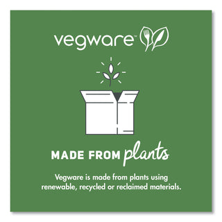 Vegware™ Nourish Molded Fiber Tableware, Compostable, Plate, Sugarcane, 10" dia, White, 500/Carton (VEGVWP005NFA)