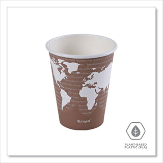 Eco-Products® World Art Renewable Compostable Hot Cups, 8 oz., 50/PK, 20 PK/CT (ECOEPBHC8WA)