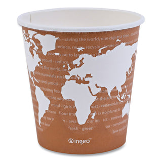 Eco-Products® World Art Renewable Compostable Hot Cups, 10 oz., 50/PK, 20 PK/CT (ECOEPBHC10WA)