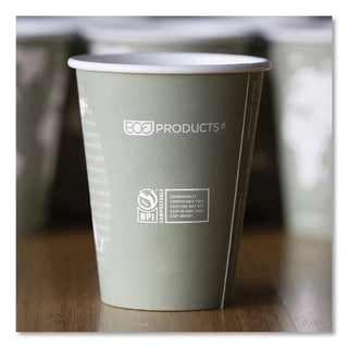 Eco-Products® World Art Renewable Compostable Hot Cups, 12 oz., 50/PK, 20 PK/CT (ECOEPBHC12WA)