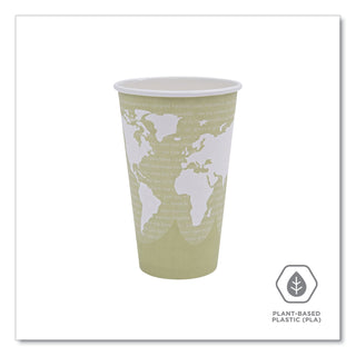 Eco-Products® World Art Renewable Compostable Hot Cups, 16 oz., 50/PK, 20 PK/CT (ECOEPBHC16WA)