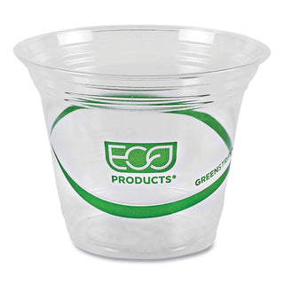 Eco-Products® GreenStripe Renewable & Compostable Cold Cups - 9oz., 50/PK, 20 PK/CT (ECOEPCC9SGS)