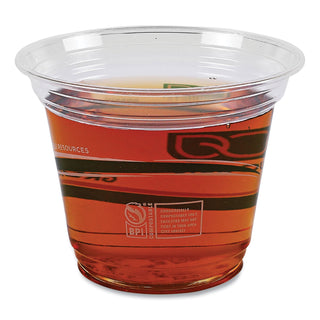 Eco-Products® GreenStripe Renewable & Compostable Cold Cups - 9oz., 50/PK, 20 PK/CT (ECOEPCC9SGS)