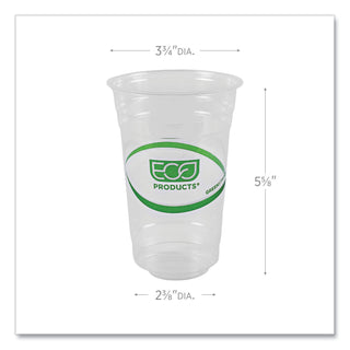 Eco-Products® GreenStripe Renewable & Compostable Cold Cups - 20oz., 50/PK, 20 PK/CT (ECPEP-CC20-GS)
