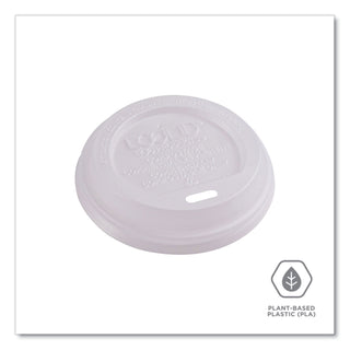 Eco-Products® EcoLid Renewable/Compostable Hot Cup Lids, PLA Fits 8 oz Hot Cups, 50/Packs, 16 Packs/Carton (ECOEPECOLID8)