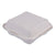 Eco-Products® Vanguard Renewable and Compostable Sugarcane Clamshells, 1-Compartment, 8 x 8 x 3, White, 200/Carton (ECOEPHC81NFA)