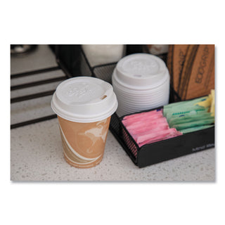 Eco-Products® EcoLid 25% Recy Content Hot Cup Lid, White, Fits 8oz Hot Cups, 100/PK, 10 PK/CT (ECOEPHL8WR)
