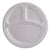 Eco-Products® Vanguard Renewable and Compostable Sugarcane Plates, 3 Compartment, 10", White, 500/Carton (ECOEPP007NFA)