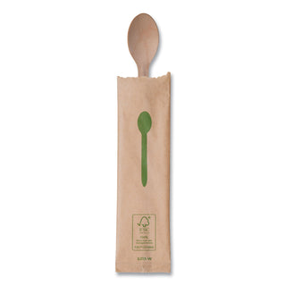 Eco-Products® Wood Cutlery, Spoon, Natural, 500/Carton (ECOEPS213W)